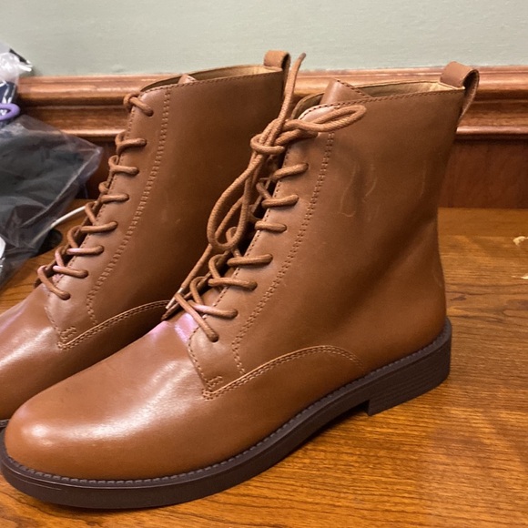 MadeWell The Evelyn Lace-Up Ankle Boot NN029 - Picture 6 of 8